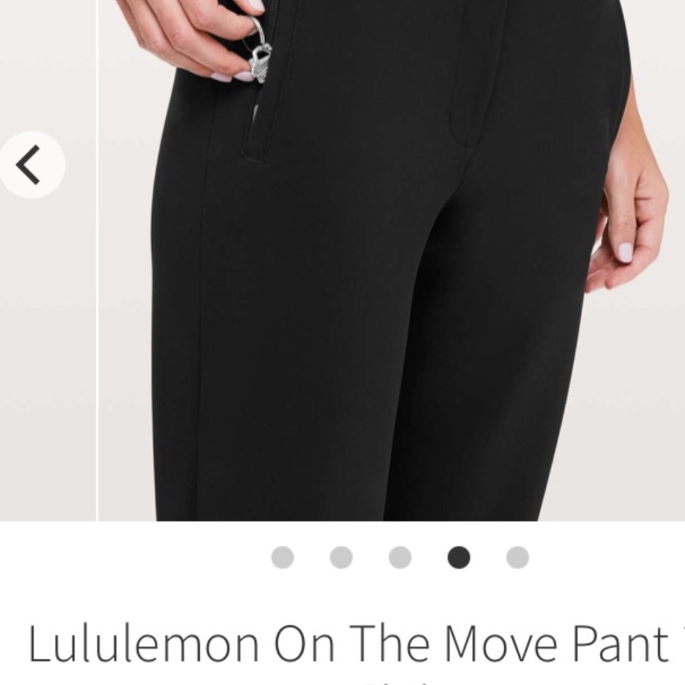 Lululemon on the move pant sz 2